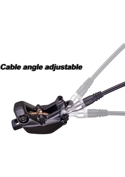 180 mm DS01 Stili Ztto Dağ Bisikleti Ton Hidrolik Disk Fren C E-Bisiklet Güç Kapalı Frenler Ön Arka Kelepçeler Pm Is Montajı Için E-Bisiklet Am Enduro Mtb Bisiklet Için (Yurt Dışından)