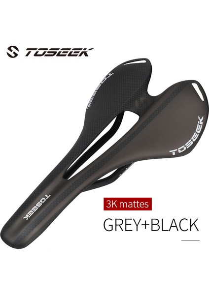 Gri-Mat Tarzı Toseek Tam Karbon Fiber Koltuk Bisiklet Yol Mtb Bisiklet Koltuğu 7*9mm Karbon Ray 8 Renk (Yurt Dışından)
