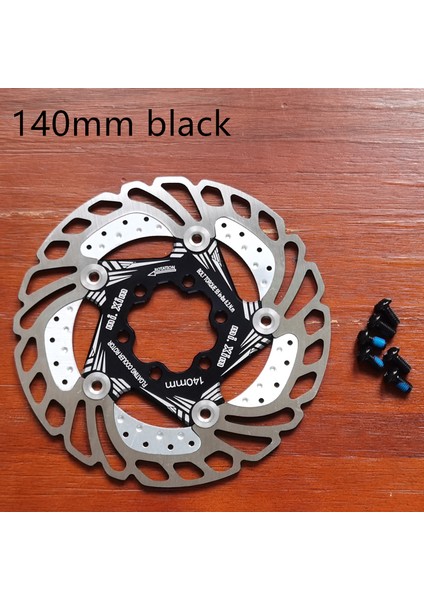 Siyah 140MM Tarzı Dh Mtb Dağ Bisikleti Soğutma Fren Rotorları Aşağı Yokuş Yüzen Bisiklet Fren Altı Çivi Diski (Yurt Dışından)