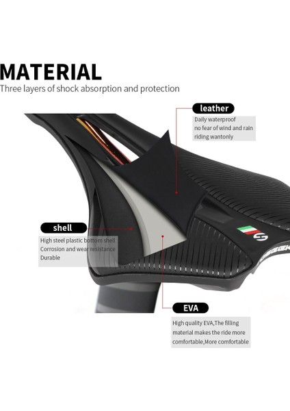 PRO143-HEI Tarzı Toseek Mtb Bisiklet Koltuk Bisiklet Koltuğu 7mm Yuvarlak Ray Eva Malzeme Dağ Bisikleti Bisiklet Ürünleri Aksesuarları Mtb Yarışları Için (Yurt Dışından) fırsatları