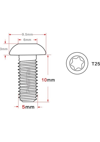 Altın Tarzı Risk M5*10MM Bisiklet Disk Fren Rotoru Torx Civataları T25 Mtb Bisiklet Titanyum Disk Fren Rotoru Sabitleme Vidaları Bisiklet Aksesuarları (Yurt Dışından)