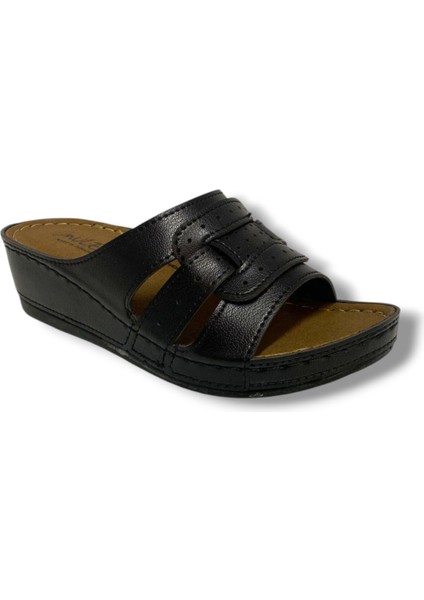 1857-25 Kemer Bant Anatomik Dolgu Kadın Terlik