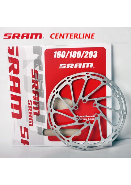 1 Adet 160MM Tarzı Sram Rotor Bisiklet Disk Fren Rotoru Paslanmaz Yol Dağ Bisikleti Centerline Fren Rotoru Mtb Rotorlar (Yurt Dışından)