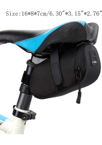 A Siyah Stili Yazın Bisiklet Sele Çantası Bisiklet Su Geçirmez Saklama Sele Çantası Koltuk Bisiklet Kuyruk Arka Çanta Koltuk Aksesuarları Bisiklet Aksesuarları (Yurt Dışından)