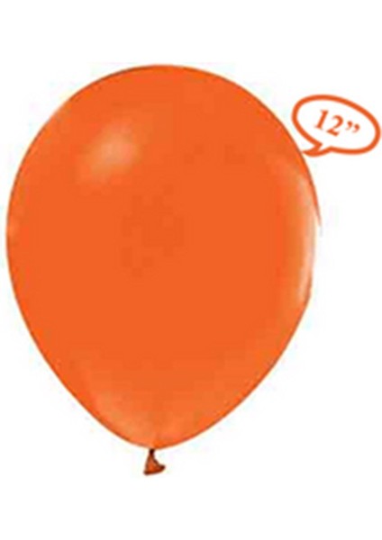 Pastel Balon Turuncu 10 Adet