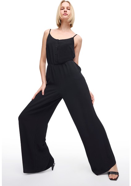 Siyah Askılı Siyah Tulum fırsatları