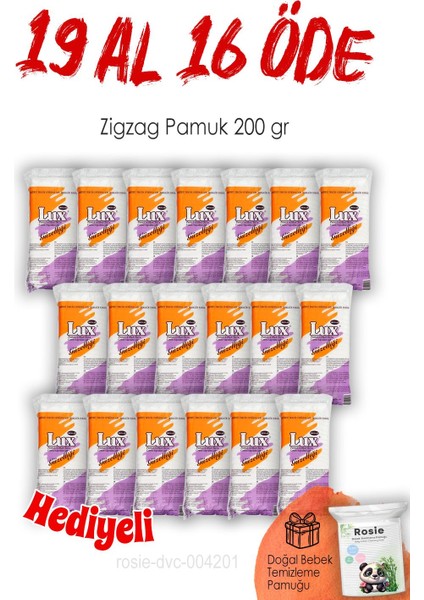 200 Gr. Zigzag Pamuk ve Rosıe