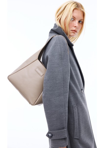 Mona Regular Fit Midi Boy Takma Kol Erkek Yaka Antrasit Renk Kadın Kaban fırsatları