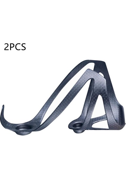 2 Adet Mat Tarzı 18G Bisiklet Şişe Tutucu Tam 3k Karbon Fiber Süper Hafif Yol/dağ Bisikleti Su Şişesi Kafesi Tutucu Mat Parlak (Yurt Dışından)