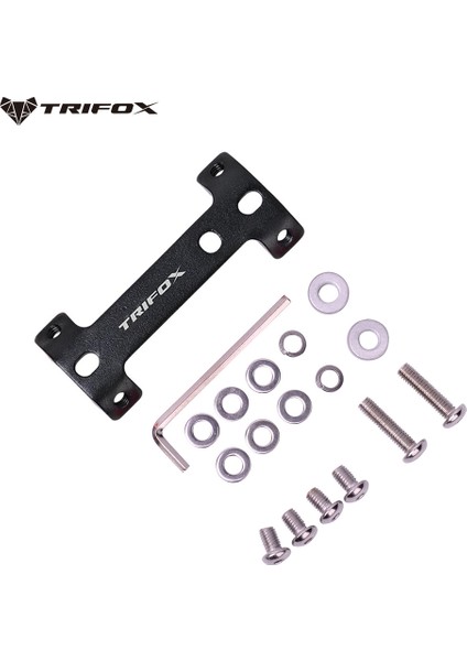 Kafes Adaptörü Siyah Tarzı Trıfox Çift Şişe Kafesi Adaptörü 1 Için 2 BCA100 Tam Karbon Fiber Su Şişesi Kafesi Mtb Yol Bisikleti Şişe Tutucu (Yurt Dışından)