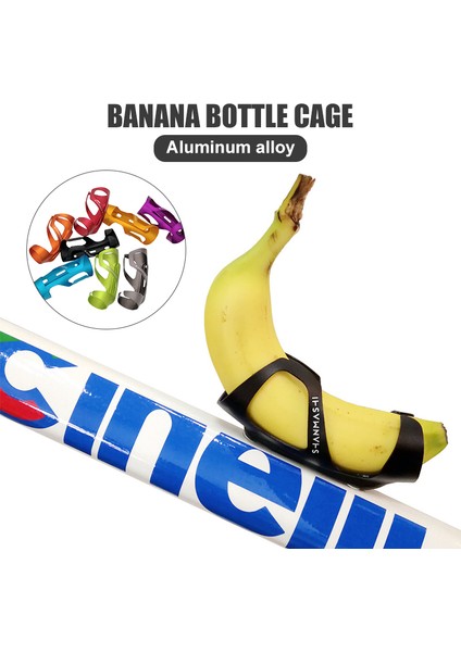 Siyah Stil Sms Bisiklet Muz Kafesi Tutucu Yol Bisikleti Muz Şişe Kafesi Mtb Motosiklet Muz Bardak Tutucu (Yurt Dışından) fiyatları