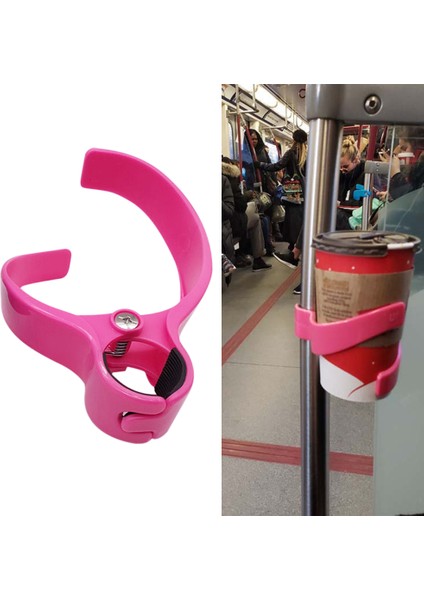 Gül Tarzı Taşınabilir Evrensel Plastik Bardak Tutucu Kahve Su Süt Kupa Standı Bardak Klipsi Otobüs Bisiklet Kutup Aksesuarları Için Subway Bardak Tutucu (Yurt Dışından)