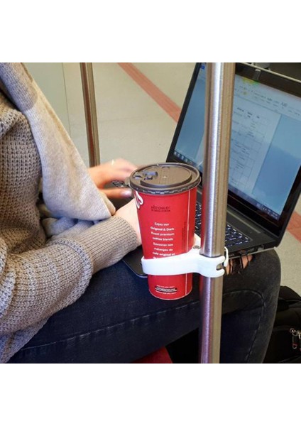 Gül Tarzı Taşınabilir Evrensel Plastik Bardak Tutucu Kahve Su Süt Kupa Standı Bardak Klipsi Otobüs Bisiklet Kutup Aksesuarları Için Subway Bardak Tutucu (Yurt Dışından)
