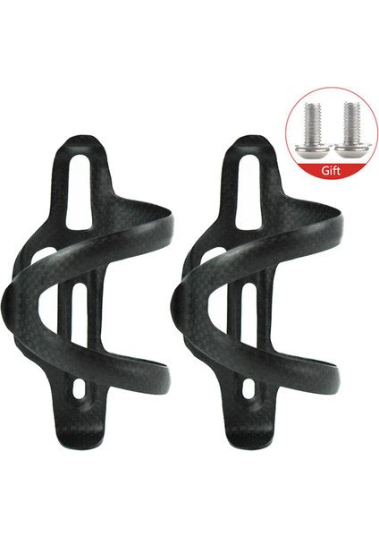 2 Adet Sol Mat Stil Full Karbon Bisiklet Su Şişesi Tutacağı Sol Sağ Açık Mtb Yol Bisikleti Süper Hafif Mat Parlak Şişe Kafesi Bisiklet Aksesuarı (Yurt Dışından)