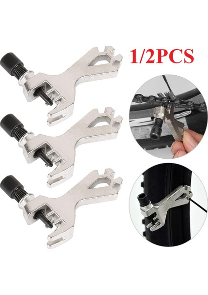 2 Adet Tarzı Karbon Çelik Bisiklet Zincir Onarım Aracı Mtb Bisiklet Zincir Kırıcı Kesici Konuş Anahtarı Onarım Bakım Taşınabilir Çıkarma Araçları (Yurt Dışından)