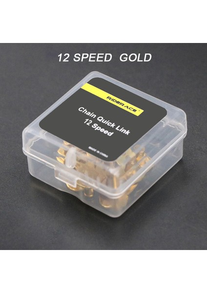 12 Vitesli Altın Tarzı 5 Çift Bisiklet Zincir Bağlantı Eklemi Sihirli Düğmeler Dağ Bisikleti Için Hızlı Master Bağlantılar (Yurt Dışından)