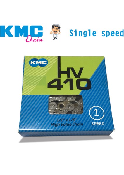 Kmc HV410 Stili Kmc HV410 Bisiklet Şanzıman Zinciri Bağlantıları Chalver Katlanır Bisiklet Şehir Gezinti Bisikleti Paslanmaz Zincir (Yurt Dışından)