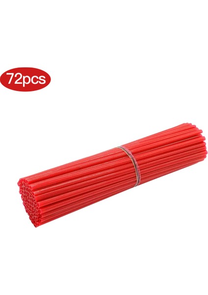 24CM Kırmızı 72 Adet Stil Motosiklet Bisiklet Tekerlek Jant Koruyucu Deri Kapak Borusu Motokros Bisiklet Bisiklet Cool Aksesuarlar 9 Renk 24CMCM (Yurt Dışından)