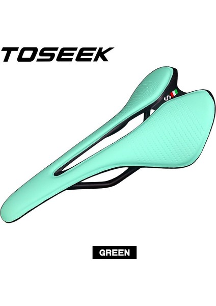 Yeşil Stil Toseek Bisiklet Koltuk Yastığı Hafif Yol Mtb Sele Rahat Nefes Alabilen Uzun Mesafe Bisiklet Için - (Yurt Dışından)