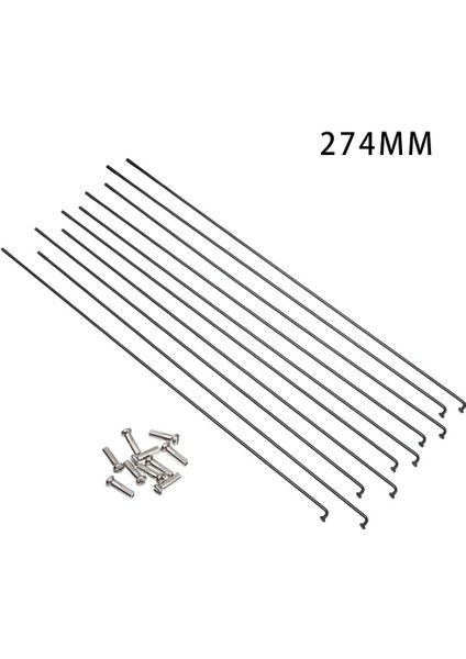 274MM Tarzı 10 Takım 14G Bisiklet Paslanmaz Çelik Saplar Nipel ile Dağ Yol Bisikleti Yüksek Mukavemetli Sap Tel Bisiklet Tamir Aracı Için Spor ve Outdoor Ürünleri (Yurt Dışından)