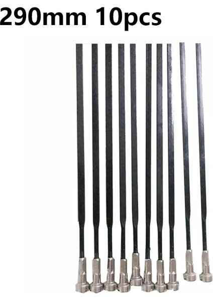 290MM 10 Adet Stil Mavıc Cr Ak Eq Jant Takımı Spokeli Yol Bisikleti Düz Düz Spokeler ile Spok Kapakları Paslanmaz Çelik Bisiklet Spokes (Yurt Dışından)