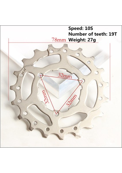 10S 12T Tarzı Yüksek Dağ Bisikleti Kaset Dişlisi T-32T Tam Aralık Onarım Parçaları Şıman0 Sram Uyumlu Flywheel - E-Ticaret Ürün Başlığı (Yurt Dışından)