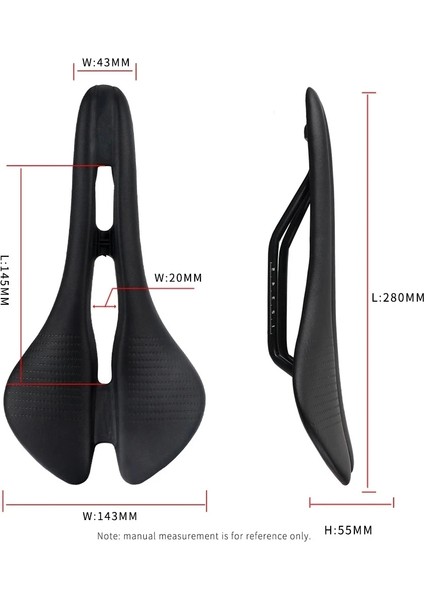 Kırmızı Stil Mtb Yol Bisikleti Koltuğu Eva Ultralight Nefes Alabilen Rahat Koltuk Hollow Ergonomik Tasarım Cr-Mo Koltuk Raylı Bisiklet Koltuğu (Yurt Dışından) fırsatları