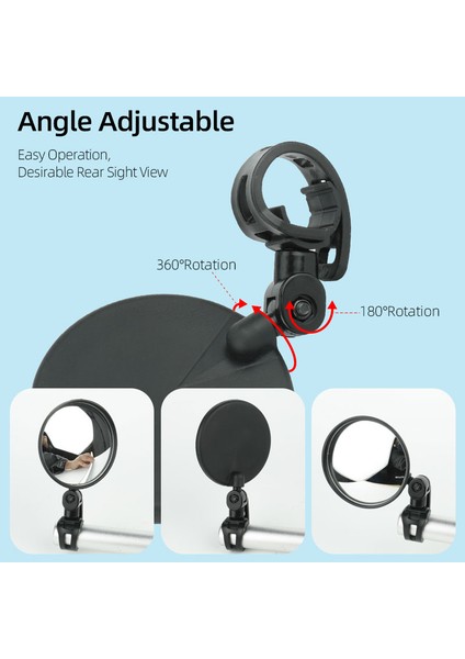 50 mm Dışbükey S 1pv9 Stili Bisiklet Arka Görüş Aynası Konveks Akrilik Lens Hızlı Salıverme Bantlı Direksiyon Takma mm Geri Görüş Yansıması (Yurt Dışından) fırsatları