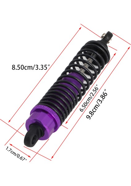 Mavi Stil Rc Hsp Için 2x Ölçek Alüminyum Alaşım Şok Emici (Yurt Dışından) fiyatları