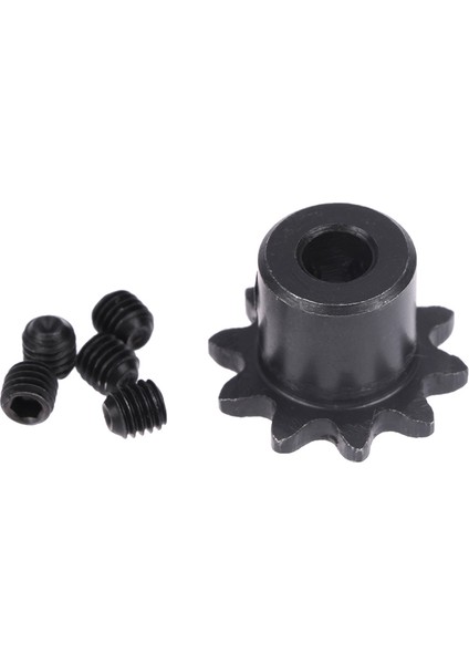 8mm Tarzı 1 Adet Bisiklet Zincir Dişli 45# Çelik 10 Dişli Endüstriyel Pinyon Tekerleği Üst Tel Deliği ile (Yurt Dışından)