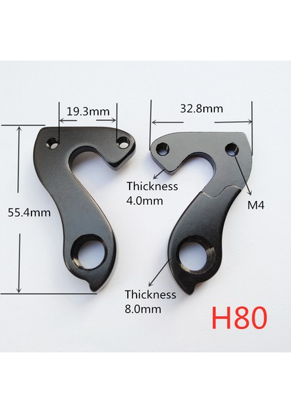 WGH80P1 Tarzı Pinarello Prince Dogma Norco Valence F8 F10 Focus Author Için Bisiklet Dişli Askısı Düşme Perakendeciği. (Yurt Dışından) fiyatları