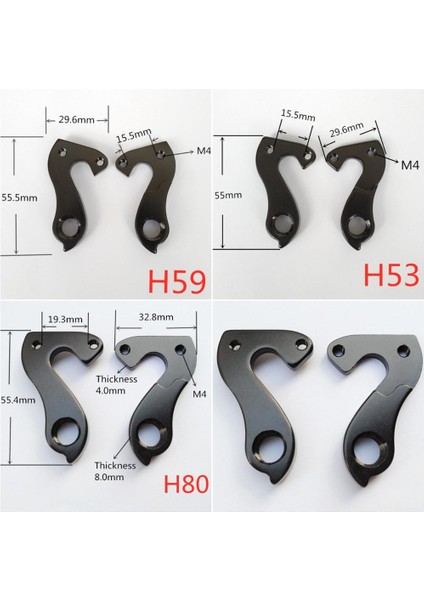 WGH80P1 Tarzı Pinarello Prince Dogma Norco Valence F8 F10 Focus Author Için Bisiklet Dişli Askısı Düşme Perakendeciği. (Yurt Dışından) fırsatları