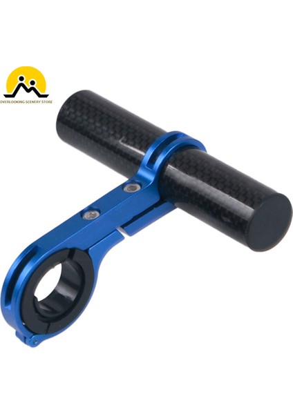10CM Mavi Karbon Tarzı Bisiklet Direği Uzatılmış Alaşım Karbon Fiber Uzatma Braketi Bisiklet Farı Tutucu Çubuk Bilgisayar Tutucu Mtb Yol Bisikleti Desteği (Yurt Dışından)