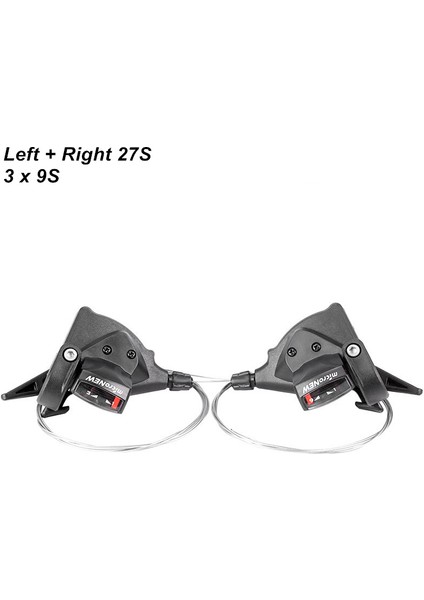 3 x 9s Set Stili Bisiklet Mtb Dağ Bisikleti Sl 3 x Hız Vites Kolu ile Vites Iç Kabloları (Yurt Dışından)