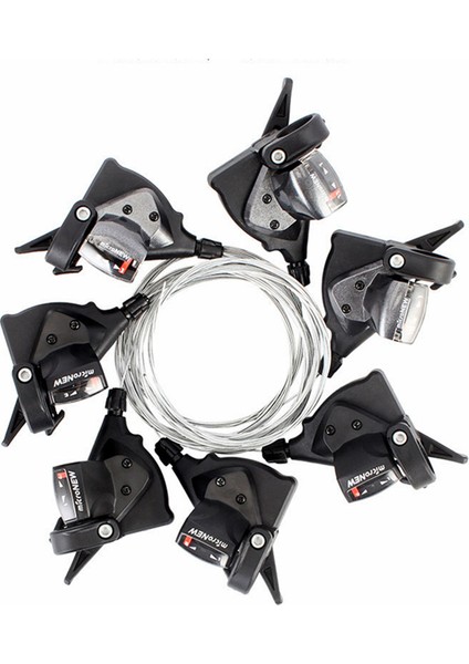 3 x 9s Set Stili Bisiklet Mtb Dağ Bisikleti Sl 3 x Hız Vites Kolu ile Vites Iç Kabloları (Yurt Dışından)