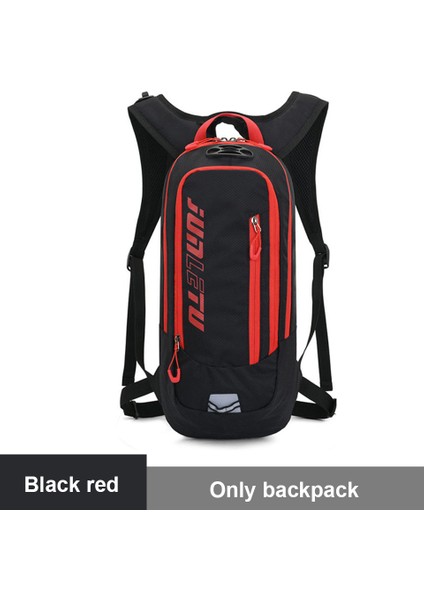 Siyah Kırmızı Tarzı 6l Bisiklet Hidrasyon Sırt Çantası, Gece Yansıtıcı Bisiklet Sürme Mtb Sırt Çantası, Su Geçirmez Açık Spor Kamp Yürüyüş Bisiklet Sırt Çantası (Yurt Dışından)