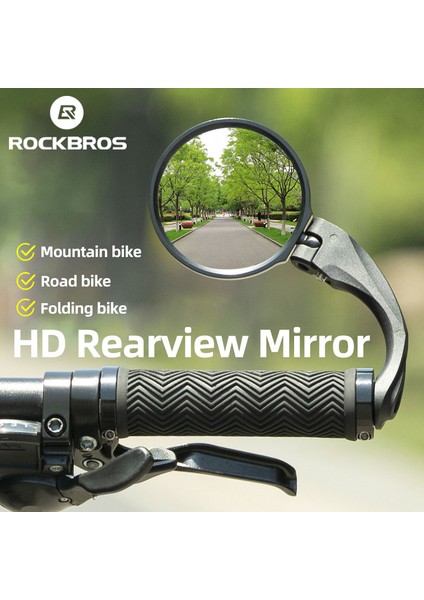 FK-272 Tarzı Rockbrso Hd Görüş Açısı Ayarlanabilir Bisiklet Aynaları Direksiyon Geniş Açılı Arka Görüş Aynası Mtb Yol Bisiklet Aksesuarları Için (Yurt Dışından) fiyatları