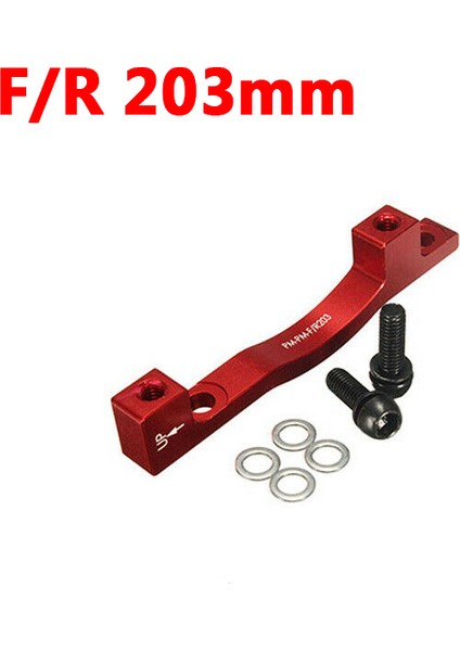 Kırmızı F-R203MM Stili Pmıs Mtb Fren Adaptörü Kaliper Bisiklet Disk Fren Rotoru Alüminyum Alaşım Post Montaj Disk Fren Aksesuarı (Yurt Dışından)