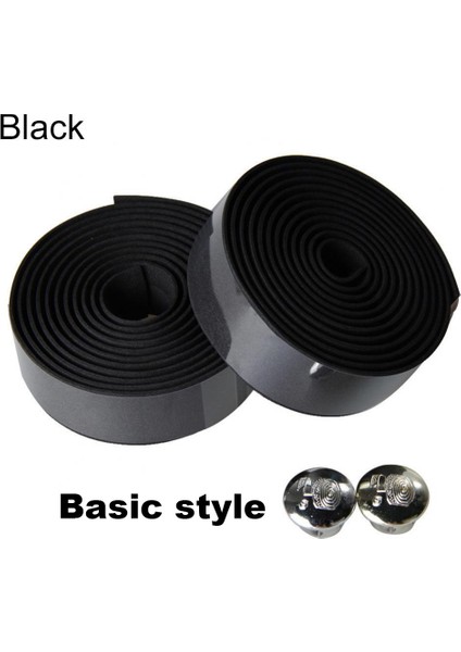 AK222 Siyah Tarzı Bisiklet Direksiyon Bandı Bisiklet Direksiyon Kayışları Kayış Anti-Kayma Şok Emici Bisiklet Sarma Uç Takma Mtb Yol Bisikleti Aksesuarları (Yurt Dışından)