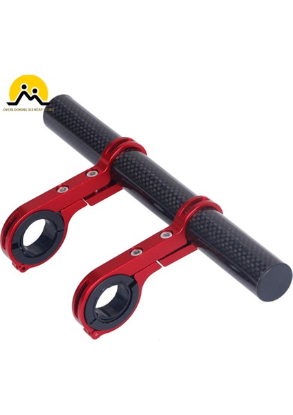 20CM Kırmızı Karbon Tarzı Bisiklet Direği Uzatılmış Alaşım Karbon Fiber Uzatma Braketi Bisiklet Farı Tutucu Çubuk Bilgisayar Tutucu Mtb Yol Bisikleti Desteği (Yurt Dışından)