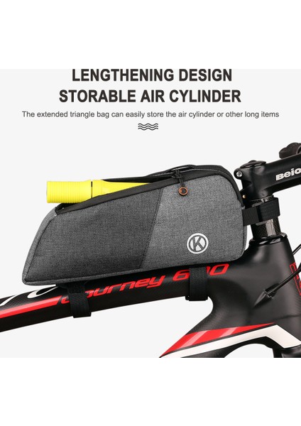 Gösterildiği Gibi Stil Bisiklet Çantası Çerçeve Ön Üst Tüp Çantaları Büyük Kapasiteli Su Geçirmez Mtb Yol Bisikleti Yansıtıcı Üçgen Kılıf Telefon Kılıfı Bisiklet Aksesuarları (Yurt Dışından) indirimleri