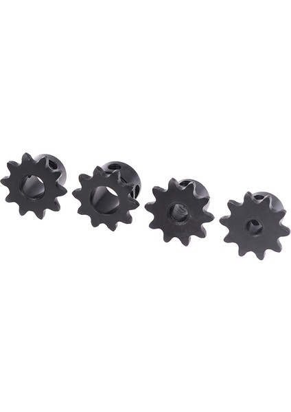 6mm Tarzı 1 Adet Bisiklet Zincir Dişli 45# Çelik 10 Dişli Endüstriyel Pinyon Tekerleği Üst Tel Deliği ile (Yurt Dışından)