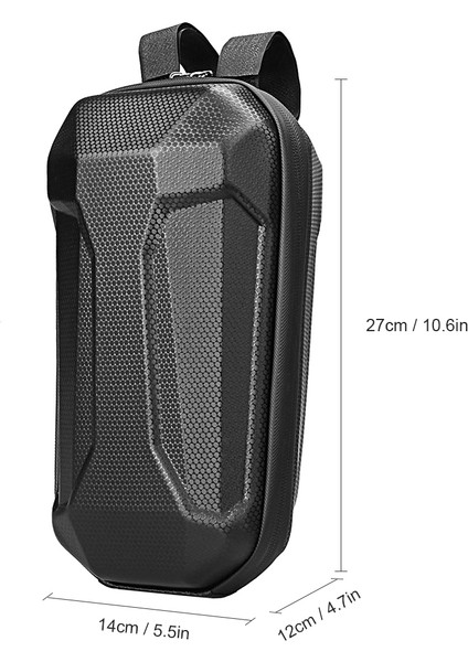 Tip 2 Stili 1.5l Scooter Direksiyon Çantası Su Geçirmez Sert Kabuk Bisiklet Askı Çantası Eva Elektrikli Scooter Katlanabilir Bisiklet Depolama Çantası (Yurt Dışından)