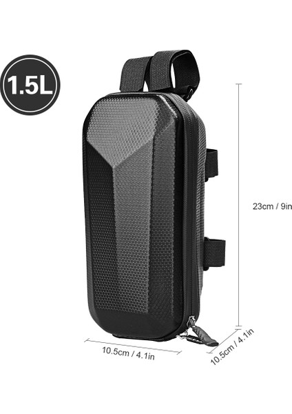 Tip 3 Stili 1.5l Scooter Direksiyon Çantası Su Geçirmez Sert Kabuk Bisiklet Askı Çantası Eva Elektrikli Scooter Katlanabilir Bisiklet Depolama Çantası (Yurt Dışından)