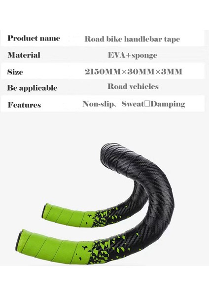 Siyah Kırmızı Tarzı Yol Bisikleti Bisikleti Direksiyon Bandı Anti-Titreşim Pu Eva Bükümlü Bisiklet Yol Kolu Kayışı Bisiklet Direksiyon Kayışları Bisiklet Aksesuarları (Yurt Dışından) fırsatları