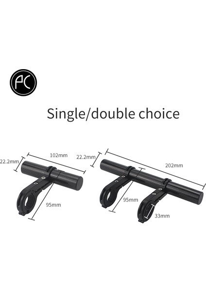 20CM Mavi Tarzı Pcycling Bisiklet Direksiyon Alüminyum Karbon Fiber Uzatmalı Bracket Bisiklet Far Montaj Barı Bilgisayar Tutucu Mtb Yol Bisikleti Desteği (Yurt Dışından)