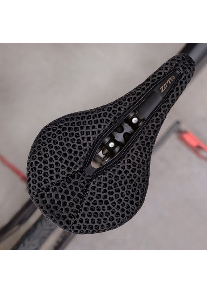 Standart Siyah Tarzı Ztto Karbon Fiber Hafif 3D Baskılı Bisiklet Koltuğu Boş Yarış Rahat Nefes Alan Bisiklet Seli Mtb Dağ Yol Bisikletçiliği (Yurt Dışından) fırsatları