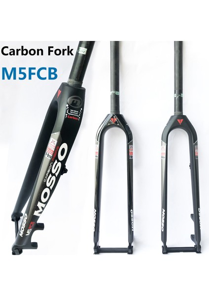 Koni Tüp Kafa Stili Mosso Bisiklet Mtb Çatal Karbon Fiber Çatal M5FCB Dağ Bisikleti Sabit Çatal Uyumlu 27.5 Jant Disk Fren Çatalı Bisiklet Aksesuarları (Yurt Dışından) fiyatları