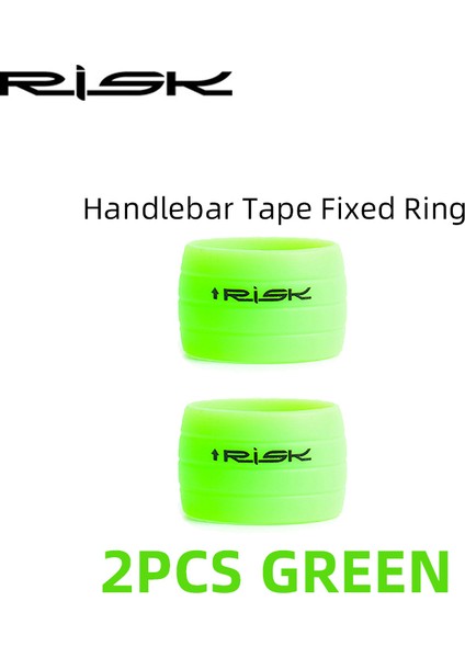 RA137-YEŞİL Tarzı 2 Adet Risk Silikon Bisiklet Direksiyon Bandı Fişi Sabit Halka Yol Bisikleti Vites Kolu Koruma Kapak Kaymaz Bisiklet Aksesuarları (Yurt Dışından)