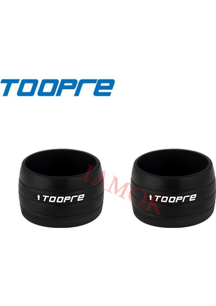 Siyah Stil Toopre Bisiklet Silikon Jeller Sabit Kapak Iamok Yol Bisikleti Renkli Sap Bandı Yüzük 8g (Yurt Dışından)